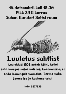 Luuletus sahtlist