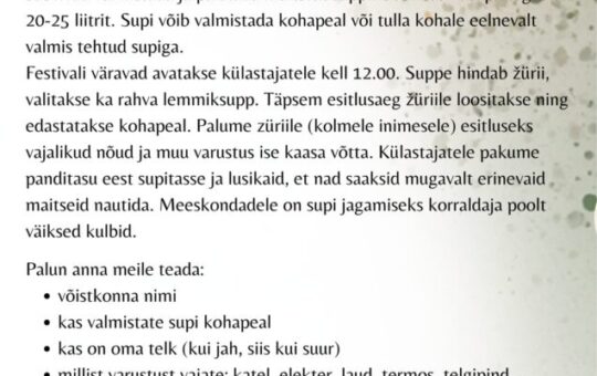 Kamari supifestival