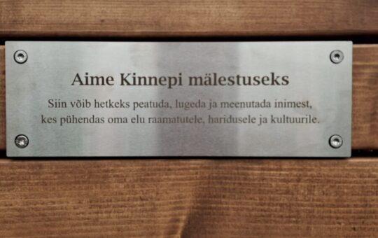 Aime Kinnepi mälestuseks. A ja O lugu.