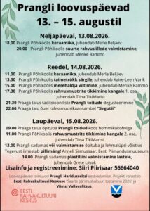Lõppesid viiendad Prangli loovuspäevad