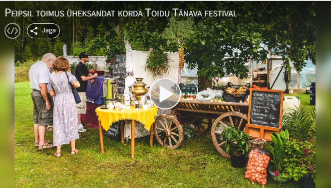 Peipsil toimus üheksandat korda Toidu Tänava festival